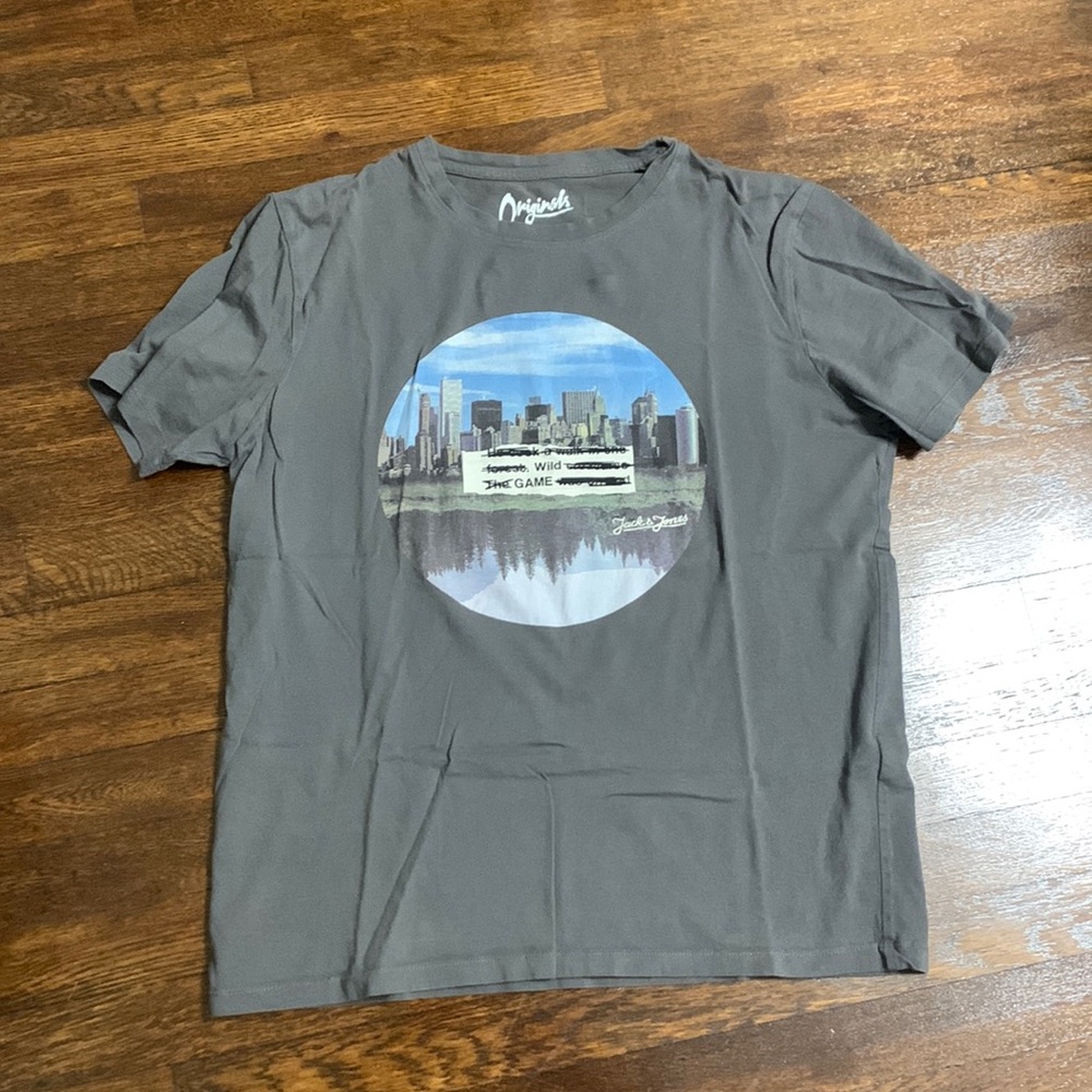 Jack & Jones Men’s Grey T Shirt - XL
